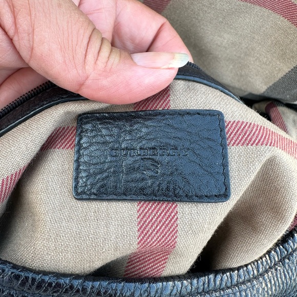 BURBERRY Black Leather Saddle Bag - AUTHENTIC - Picture 13 of 13